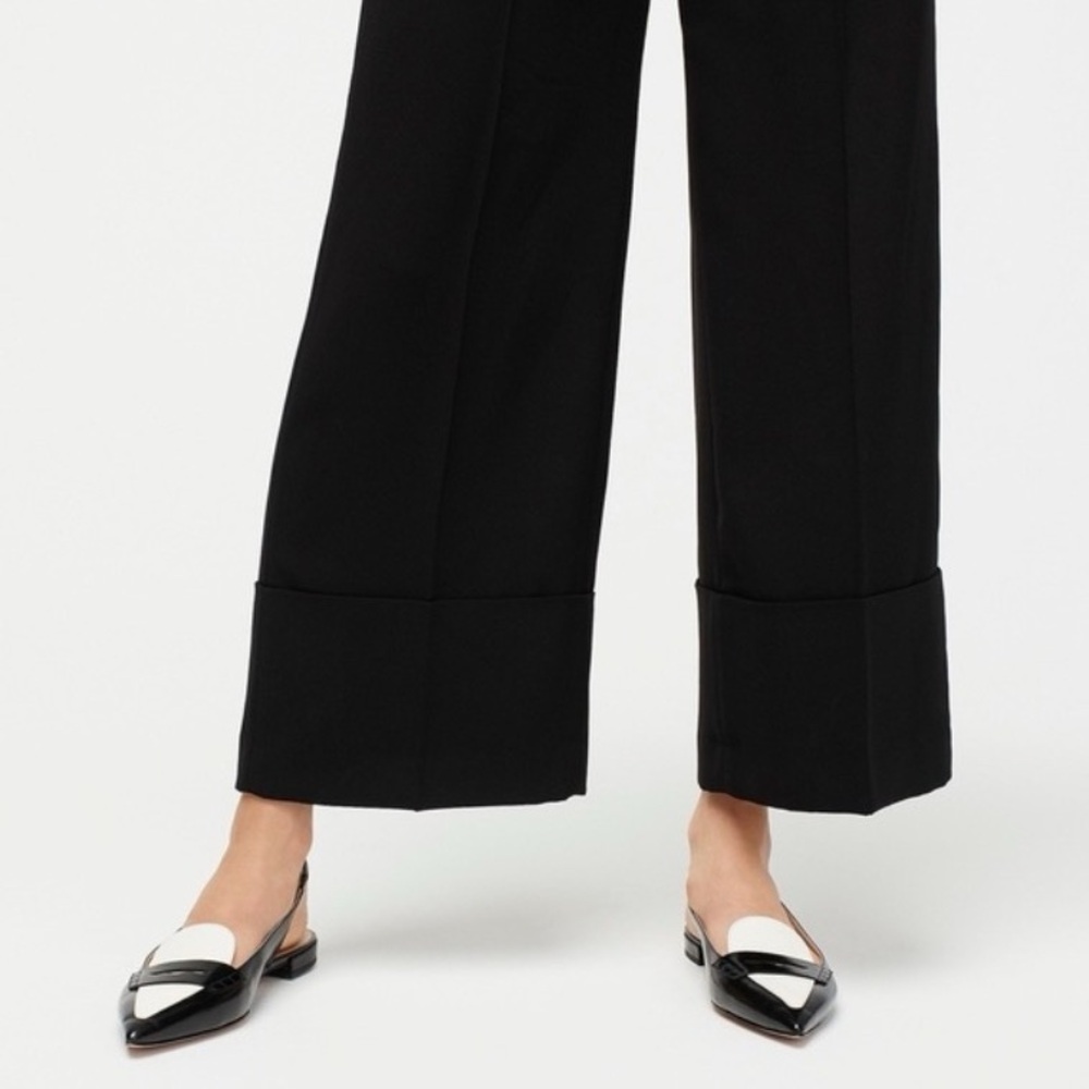 J Crew cropped trouser size 12, black, NWT - Picture 2 of 9